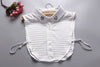 Woman Fake Collars fake collar female detachable Vest Blouse False Stand Lace hollow shirt female fake wine red sweater