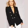 Woman Slim elegant Casual Short Tops Women's Clothing Double 2022 Solid Loose Womens Blazers