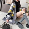 Woman Japanese Knit Kawaii Cardigans Love Heart Sweaters Harajuku Jk Lolita Pink Shirts Knitwear Autumn Cute Girls Fairy Clothes