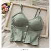 Woman Knitted Tank Top Women Strap Vest Sexy Female Knitting Crop Top Dropshipping