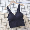 Woman Knitted Tank Top Women Strap Vest Sexy Female Knitting Crop Top Dropshipping