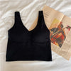 Woman Knitted Tank Top Women Strap Vest Sexy Female Knitting Crop Top Dropshipping