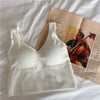 Woman Knitted Tank Top Women Strap Vest Sexy Female Knitting Crop Top Dropshipping