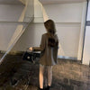 Woman Office Blazer Jacket for Women Retro Loose Mid-length Temperament Suit Coats Fried Street Suit Jacket 2022 Spring Autumn