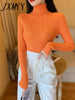Woman Sweaters 2023 Autumn Winter Tops Turtleneck Sweater Women Slim Pullover Jumper High Neck Knitted Sweater Pull Femme Hiver