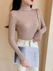 Woman Sweaters 2023 Autumn Winter Tops Turtleneck Sweater Women Slim Pullover Jumper High Neck Knitted Sweater Pull Femme Hiver