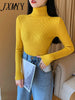 Woman Sweaters 2023 Autumn Winter Tops Turtleneck Sweater Women Slim Pullover Jumper High Neck Knitted Sweater Pull Femme Hiver