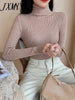 Woman Sweaters 2023 Autumn Winter Tops Turtleneck Sweater Women Slim Pullover Jumper High Neck Knitted Sweater Pull Femme Hiver