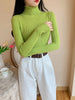 Woman Sweaters 2023 Autumn Winter Tops Turtleneck Sweater Women Slim Pullover Jumper High Neck Knitted Sweater Pull Femme Hiver