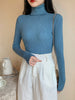 Woman Sweaters 2023 Autumn Winter Tops Turtleneck Sweater Women Slim Pullover Jumper High Neck Knitted Sweater Pull Femme Hiver