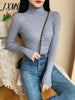 Woman Sweaters 2023 Autumn Winter Tops Turtleneck Sweater Women Slim Pullover Jumper High Neck Knitted Sweater Pull Femme Hiver