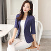 Women 2022 Spring Slim 3 Quarter Sleeve Small Suit Women  Blazer Jacket Single Button