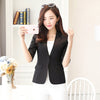 Women 2022 Spring Slim 3 Quarter Sleeve Small Suit Women  Blazer Jacket Single Button