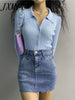 Women 2023 Lapel Slim Slimming Tops Ladies Hollow Buttons Sexy V Neck Long Sleeve POLO Neck Knit Cardigan Sweater Women