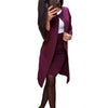 Women 2Pcs Long Blazer Jacket And Skirt Suit Set Long Sleeve Office Lady Autumn Dress Solid Slim Formal Bodycon Mini Skirt Suit