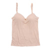Women Adjustable Strap Built In Bra Padded Bra Modal Tank Top Camisole Cami