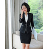 Women Autumn Office Lady Suit Formal Business Suit Elegant Blazer + Slim Skirt 2 Pieces Suit Female Office Uniform