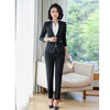 Women Autumn Office Lady Suit Formal Business Suit Elegant Blazer + Slim Skirt 2 Pieces Suit Female Office Uniform