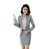 Women Autumn Office Lady Suit Formal Business Suit Elegant Blazer + Slim Skirt 2 Pieces Suit Female Office Uniform