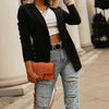 Women Autumn Solid White Black Business Female Blazer Jacket Casual Fall Long Sleeve Work Suit Blazers Coat Top Office Lady Slim
