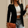 Women Autumn Solid White Black Business Female Blazer Jacket Casual Fall Long Sleeve Work Suit Office Lady Slim Blazers Coat Top