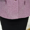 Women Autumn Spring Suit Blazer Dress Casual Office Lady Jacket Female Blazer Outerwear Plus Size Mother Coat Business Clothes