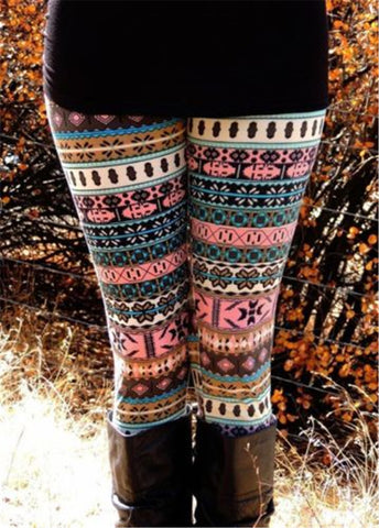 Women Autumn Winter Leggings Clothes Warm Slim Pants Exotic Casual Pants Christmas Snowflake Leggings