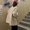 Women Basic Blazers Female Corduroy Solid 2XL Autumn All-match Office Ladies Thickening Cozy Trendy Ulzzang Chic Daily Sale