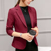 Women Basic Coats Blazer Feminino Spring Blazers Ladies Small Suit Jacket Blazer Women Long Sleeve Outerwear Blazers Coat C3969