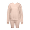 Women Biker Shorts Hoodies Sweatshirt Set Joggers Suit Two Piece Outfits Set Clothes Ladies Tracksuit Sweat Suit