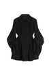 Women Black Ruched Mini Party Dress Emo Autumn Vintage Solid Long Sleeve A-line Sundress France Elegant Short Retro Vestidos