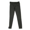 Women Black and White Color Block Workout Mid Waist Pants Fitness Elastic Leggings Fitness Trousers
