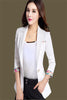Women Blazer 2022 Slim Women's Blazer Print Mujeres Blazers y chaquetas Nocthed Single Button Blazers Damas 5XL Plus White Blue