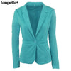Women Blazer Autumn Winter Fashion Office Lady Style Candy Color Outwear Slim fit Coat Youthful Elegant Female Formal Jacket Top