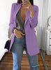 Women Blazer Casual Long Sleeve Blazers Plus Size Office Lady Suit Jacket OL Turn-down Collar Woman Coat Cardigan Formal Blazers