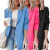 Women Blazer Jackets Summer Female Coats Long Sleeve Slim Solid Office Ladies Elegant Blazer Jacket Outwear chaquetas
