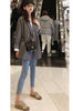 Women Blazer Korea Casual Slim Blazers Jackets Work Coat Outerwear Autumn Career Female Jacket Office Lady