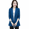 Women Blazer Korea Casual Slim Blazers Jackets Work Coat Outerwear Autumn Career Female Jacket Office Lady Outerwear 3XL