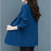 Women Blazer Korea Casual Slim Blazers Jackets Work Coat Outerwear Autumn Career Female Jacket Office Lady Outerwear 3XL