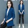 Women Blazer Korea Casual Slim Blazers Jackets Work Coat Outerwear Autumn Career Female Jacket Office Lady Outerwear 3XL