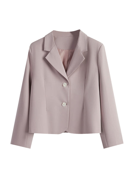 Women Blazer Korea Casual Slim Blazers Jackets Work Coat Outerwear Autumn Career Female Jacket Office Lady