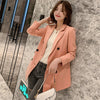 Women Blazer Korea Loose All-match Blazers Jackets Work Coat Outerwear Autumn Casual Career Female Jacket Office Lady