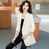 Women Blazer Long-Sleeved Solid Color Simple Fashionable Classic Chic Solid Color Office Ladies Elegant Blazer Tops 2023