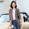 Women Blazer Style Korean Temperament Casual Office All-Match Design Long Sleeve Professional Clothes Top New