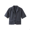 Women Blazer Skirt Suits 2022 Summer Korean Women's Office Clothes Short Suit For Formal Wear Coat Pleated Two Piece