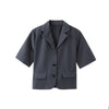 Women Blazer Skirt Suits 2022 Summer Korean Women's Office Clothes Short Suit For Formal Wear Coat Pleated Two Piece