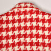 Women Blazer Spring Autumn Notched Plaid Houndstooth Elegant High Street Chic Stunning Design Trendy S
