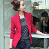 Women Blazers And Jackets 2022 New Fashion One Button Small Blazer Coat Female Black Ladies Blaser Feminino Work Wear Suit