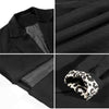 Women Blazers Double Breasted Classic Chic All-match Notched Temperament Simple Korean Style Harajuku Elegant Streetwear Solid