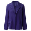 Women Blazers Solid Long Sleeve Open Front Suit Cardigan Office Ladies Long Sleeve Slim Blazer Oversized Lady Outwear Overcoat